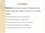 Transition - slide 1
