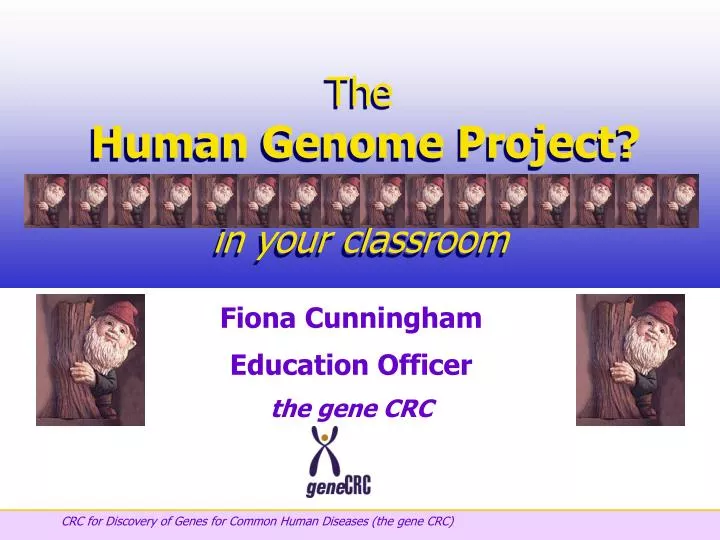 the human genome project in your classroom