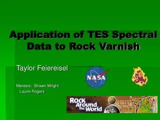 Application of TES Spectral Data to Rock Varnish