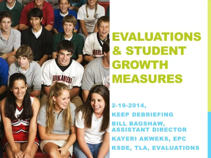 evaluations student growth measures