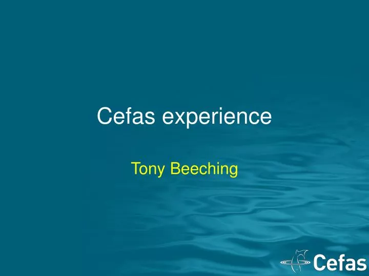 cefas experience