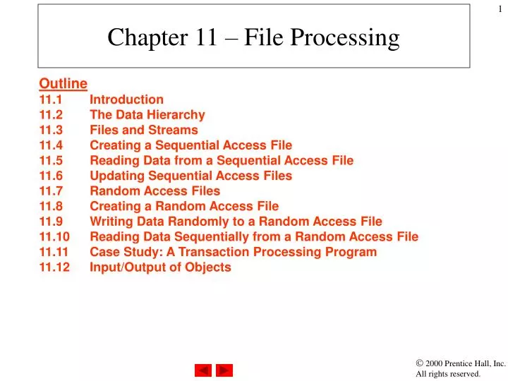 chapter 11 file processing