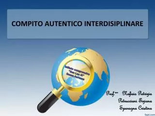 compito autentico interdisiplinare