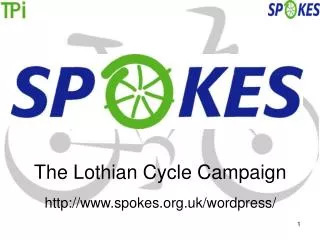 The Lothian Cycle Campaign spokes.uk/wordpress/