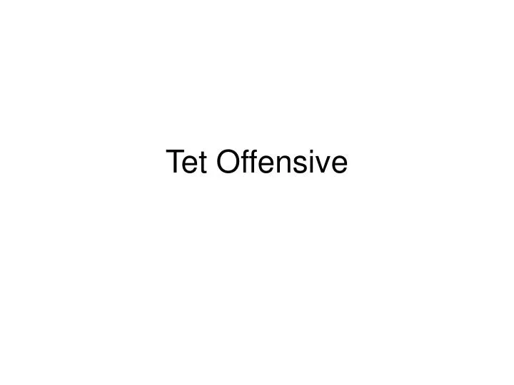 tet offensive