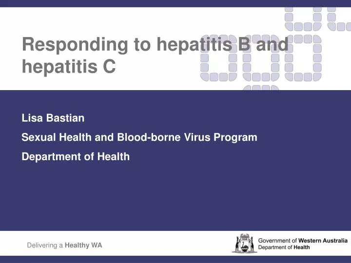 responding to hepatitis b and hepatitis c