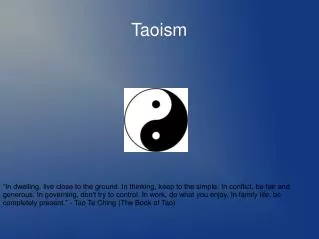 Taoism