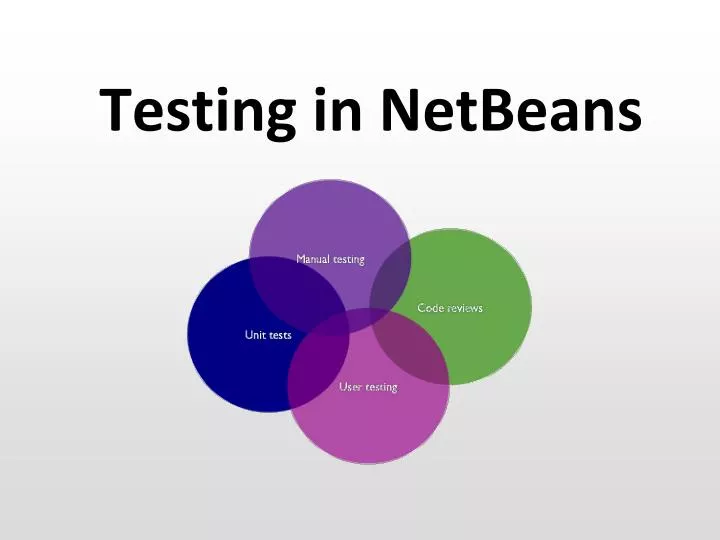 testing in netbeans