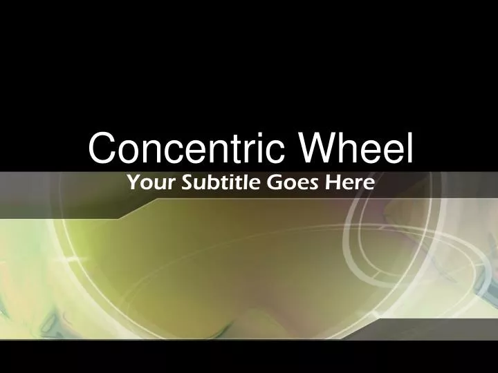 concentric wheel