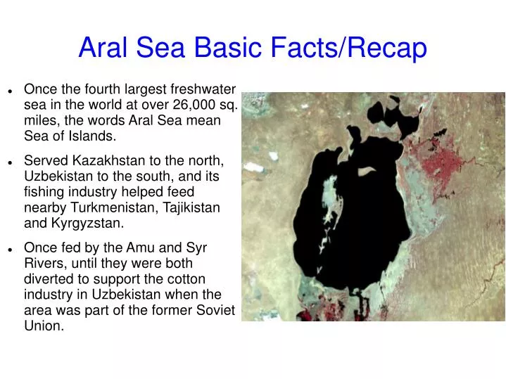 aral sea basic facts recap