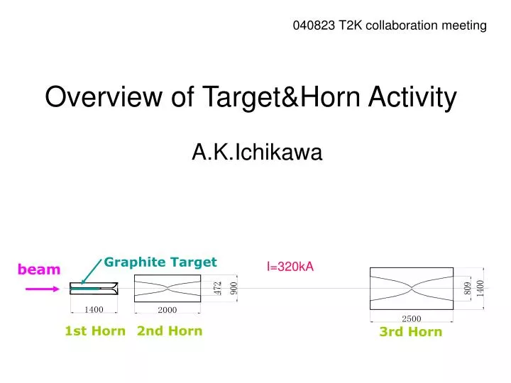 overview of target horn activity