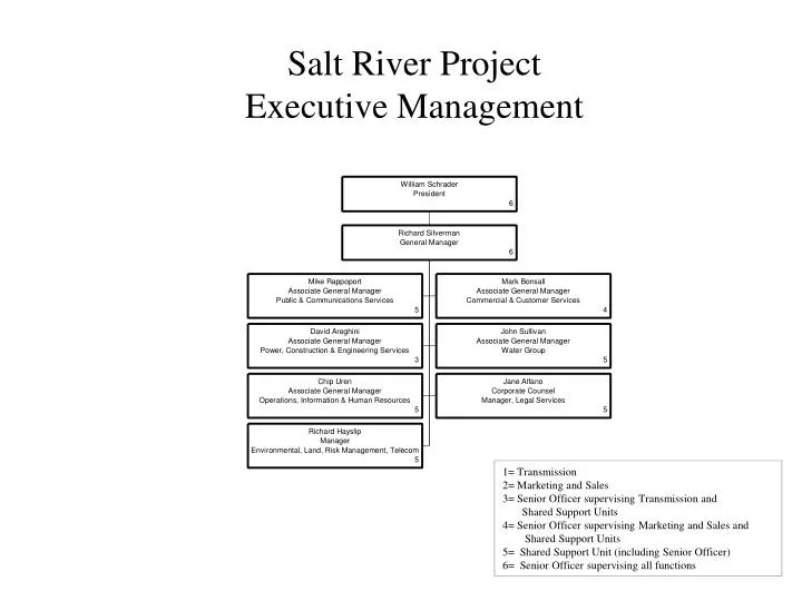 salt river project executive management