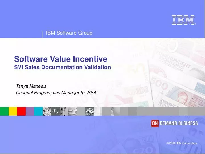 software value incentive svi sales documentation validation