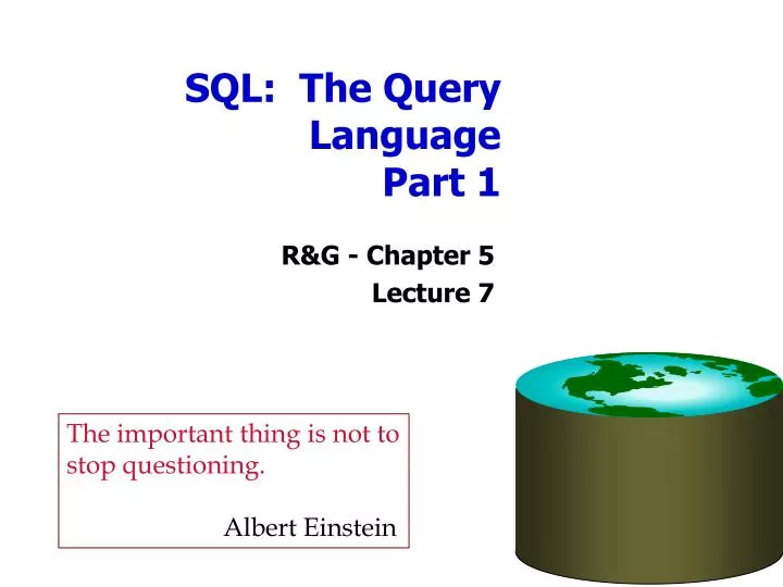 sql the query language part 1