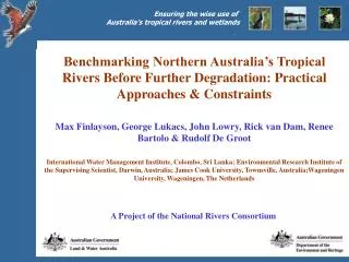 A Project of the National Rivers Consortium
