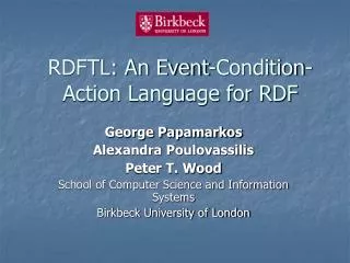 RDFTL: An Event-Condition-Action Language for RDF