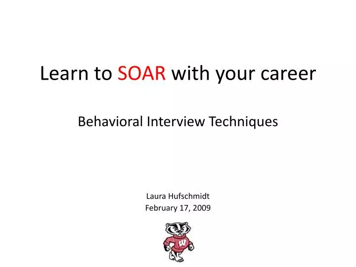learn to soar with your career behavioral interview techniques
