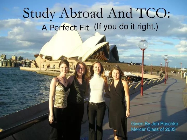 study abroad and tco