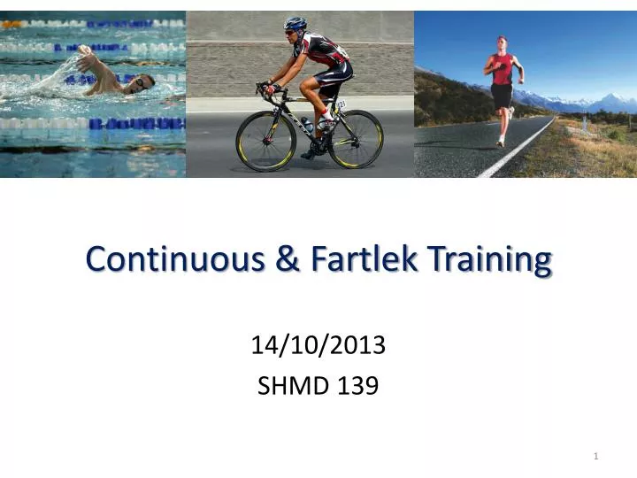 continuous fartlek training