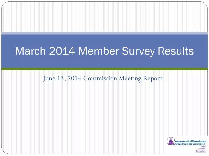 march 2014 member survey results