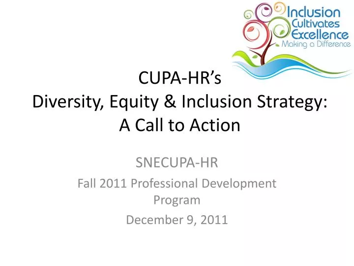 cupa hr s diversity equity inclusion strategy a call to action