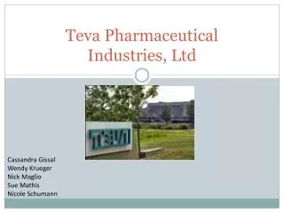 Teva Pharmaceutical Industries, Ltd