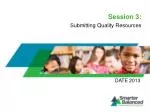 Enhancing Resource Submission: Mastering the Cover Profile Process - slide 1