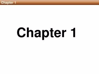 Chapter 1