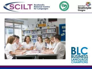 Janette Kelso: SCILT Lynne Robinson: Kilwinning Academy