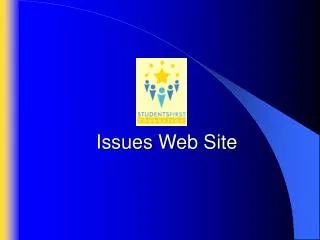 Issues Web Site
