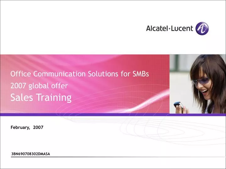 office communication solutions for smbs 2007 global offer sales training