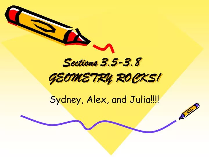 sections 3 5 3 8 geometry rocks