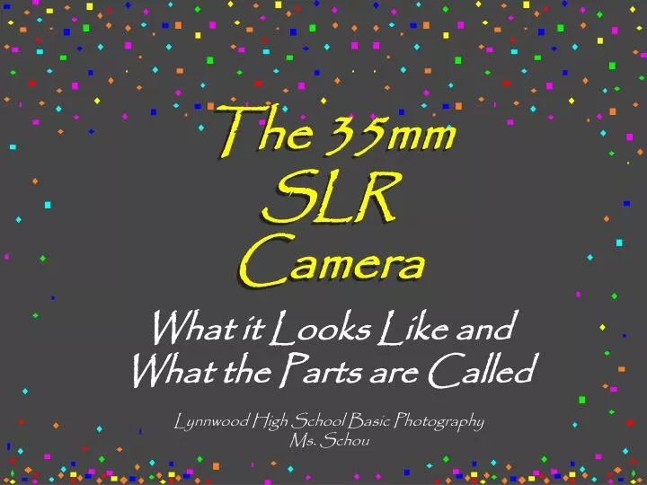 the 35mm slr camera
