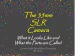 The 35mm SLR Camera