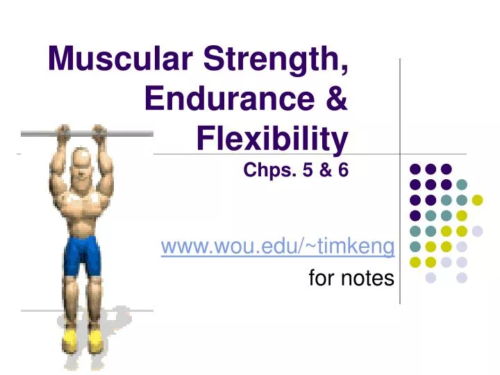 muscular strength endurance flexibility chps 5 6