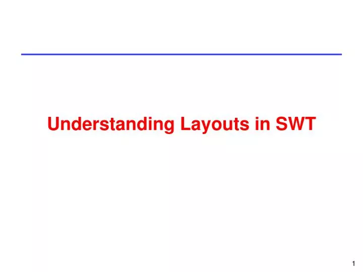 understanding layouts in swt