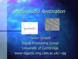 Digital Audio Restoration