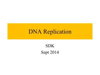 DNA Replication