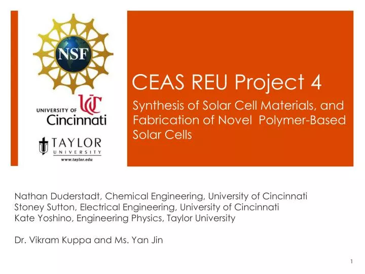 ceas reu project 4