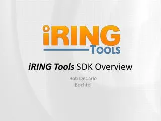 iRING Tools SDK Overview