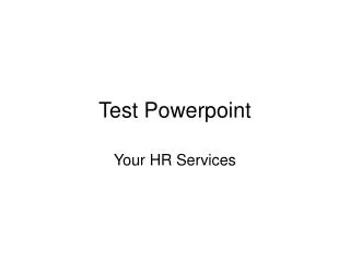 test powerpoint