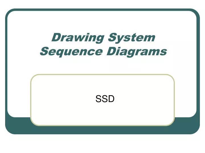 drawing system sequence diagrams