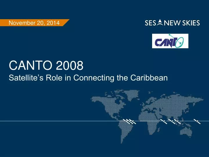 canto 2008 satellite s role in connecting the caribbean