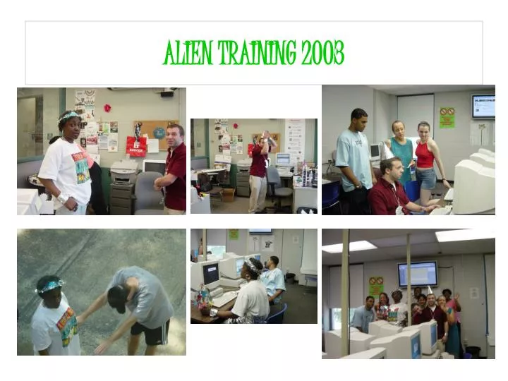 alien training 2003