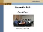 Prospective Tools Expert Panel - slide 1