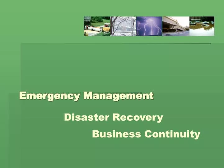 emergency management