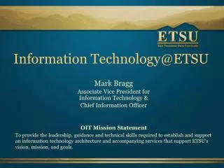 Information Technology@ETSU