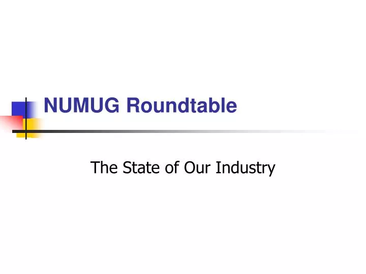 numug roundtable