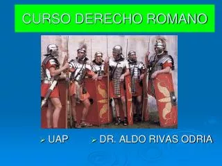 curso derecho romano