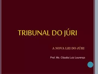 tribunal do j ri